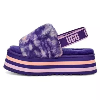 UGG Диско овчина повседневные удобные модные сандалии женские сандалии фиолетовые 1122032-VNGH 36