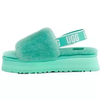 UGG Диско-слайд из овчины и шерсти простые удобные модные сандалии женские сандалии зеленые 1112258-TDP 40
