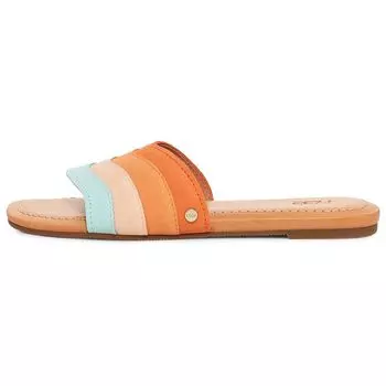UGG Двухслойные повседневные удобные модные сандалии из коровьей кожи с открытым носком, женские сандалии Citrus 1126430-MSYS 38