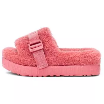 UGG Fluffita Sheepskin Integrated Comfortful Thick Sole Fashion Sandals Women Sandals Pink 1113475-PBSM 40