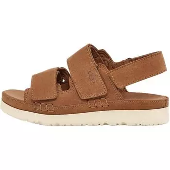 UGG Goldenstar Slingback Comfortable Versatile Durable Low-Top Kids Sandals Kids sandals Brown 1136541K-CHE 31
