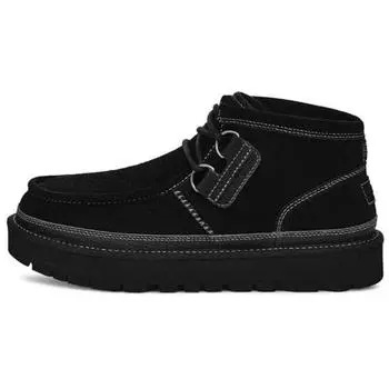 UGG Hayden Fashion Versatile Short Boots Unisex Boots Black 1158276-BLK 43