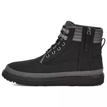 UGG Highland Водонепроницаемые Комфортные Плоские Шнуровка Высокие Кроссовки Женские Кроссовки Черные 1130729-BLK 45