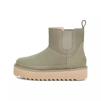 UGG Элегантные удобные модные универсальные ботинки челси женские ботинки бежевые 1158051-SDC 38
