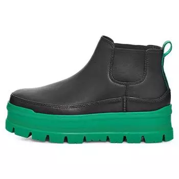 UGG Калифорнийская серия панк-серия, модные ботильоны на толстой подошве, женские ботильоны, зеленые 1130490-EDGR 38