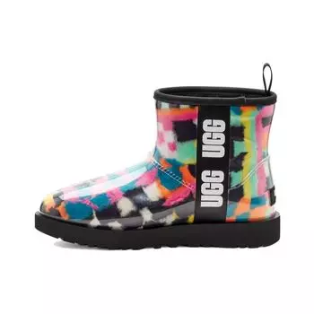 UGG Классические прозрачные мини-ботинки, черные разноцветные женские кроссовки в шахматную клетку 1135530-BLKM 36