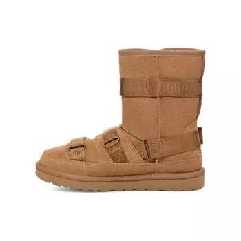 UGG Классические смешанные зимние ботинки на шнуровке до середины голени женские сапоги каштановые 1133470-CHE 36