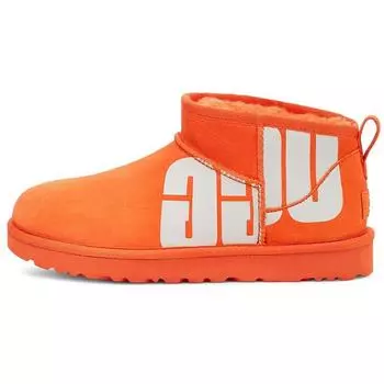 UGG Классические ультра мини рубленые теплые прочные повседневные удобные плюшевые ботильоны женские сапоги Orange-Soda 1126373-OGS 37