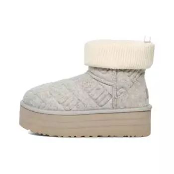 UGG Классические войлочные ботинки на мини-платформе серые женские кроссовки 1144047-GREY 41