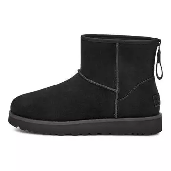 UGG Classic Mini Logo Zip Boot Черный (Женский) Женские кроссовки 1122671-BLK 37