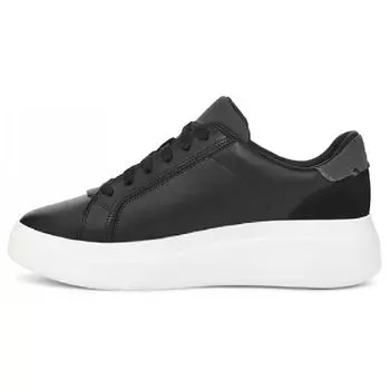 UGG Кожаные кроссовки с круглым носком и шнуровкой, прочные, низкие, женские, черные 1158032-BLK 36