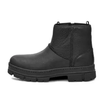 UGG Кожаные минималистичные модные ботильоны мужские ботинки черные 1135312-BLLE 40