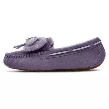 UGG Кожаные туфли без застежек с круглым носком, женские туфли, фиолетовые 1118913-LMV 37