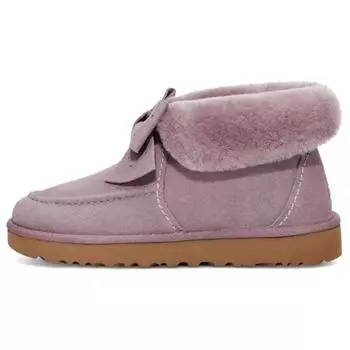 UGG Kyrina замшевые теплые с бантом ботильоны женские сапоги розовые фиолетовые 1120882-SHAD 37