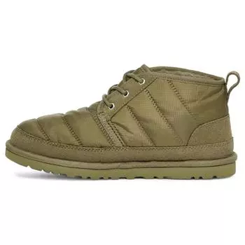 UGG Neumel Lta кожаные круглые носки на шнуровке удобные универсальные короткие ботинки мужские ботинки армейско-зеленого цвета 1136611-BTOL 44