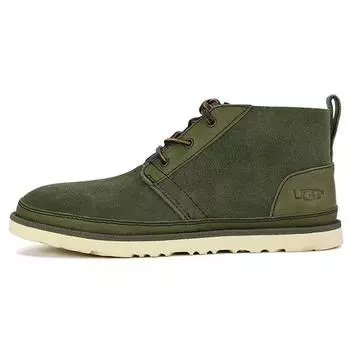 UGG Neumel Неподшитые кожаные модные повседневные туфли на платформе мужские туфли цвета зеленого мха 1020369-MSG 41