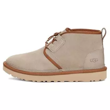 UGG Neumel Suede прочные амортизирующие нескользящие теплые круглые носки на шнуровке плюшевые ботинки для снега мужские ботинки серые 1120769-PUTT 38