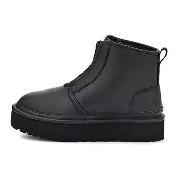 UGG Neumel Теплые плюшевые короткие зимние сапоги женские сапоги черные 1120731-UMBL 36