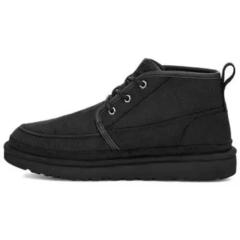 UGG Повседневные удобные ботинки челси из натуральной кожи на шнуровке, мужские черные 1130719-BLLE 43