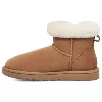 UGG Простые удобные плюшевые короткие зимние сапоги женские сапоги каштановые 1130590-CHE