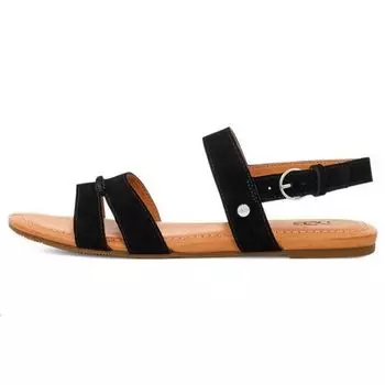 UGG Простые универсальные удобные модные сандалии женские сандалии черные 1136789-BLK 36