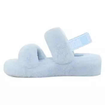 UGG Пушистые овчины плюшевые удобные повседневные тапочки женские тапочки Clic-Blue 1107953-CRK 36