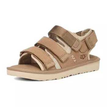 UGG Сандалии детские универсальные с круглым носком, коричневые 1152816K-SAN 31