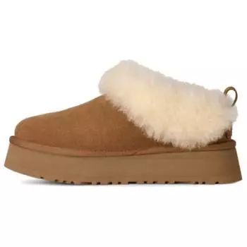 UGG Tazzelle Cow Split Leather Durable Fashionable Comfortable Ankle Snow Boots Women boots Brown 1171393-CHE 40