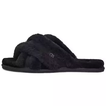 UGG Теплые модные тапочки Scuffita с флисовой подкладкой, женские тапочки, черные 1123572-BLK 37