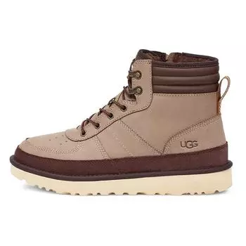 UGG Теплые, прочные, нескользящие, удобные, легкие, короткие ботинки из хайлендской кожи, мужские ботинки серого цвета 1122170-PGNB 44