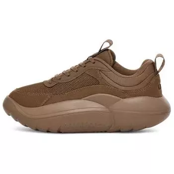 UGG Ткань Универсальные Пригородные Модные Удобные Низкие Повседневные Туфли Женские Кроссовки Коричневый 1166011-HCK 38