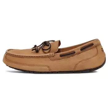 UGG Удобные кожаные туфли Chester на плоской подошве, повседневные мужские туфли, коричневые 1137230-CHE 40