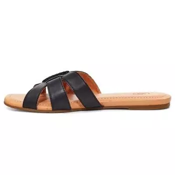 UGG Удобные легкие модные сандалии женская обувь черного цвета 1119750-BLLE 36
