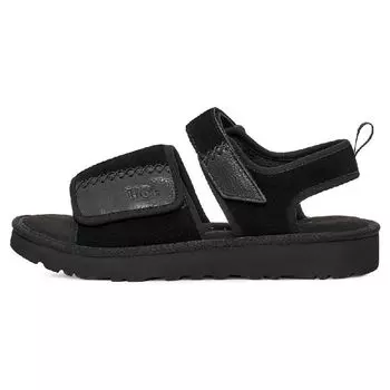 UGG Удобные повседневные модные сандалии мужская обувь черного цвета 1136650-BLK 42