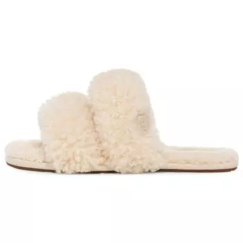 UGG Удобные простые сандалии-слайды с круглым носком, женская обувь бежевого цвета 1130837-CYNT 36
