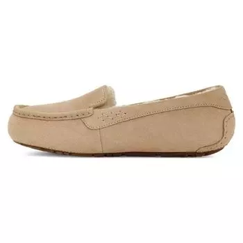 UGG Замшевые туфли на плоской подошве с круглым носком, женские туфли на плоской подошве, коричневые 1106878-MDSD 38