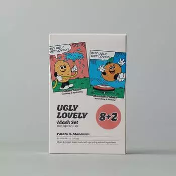 UGLY LOVELY Potato & Mandarin Mask Sheet 8P (+2P) Special Set