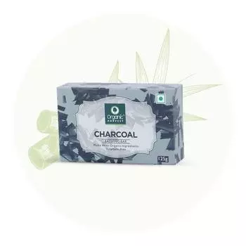 Угольный батончик для душа Organic Harvest, 125 г Pack of 1
