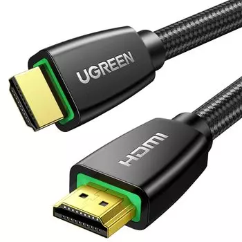 UGREEN HDMI-кабель Короткий 4K 60 Гц HDMI-кабель Совместим с игровыми HDMI-терминалами Позолоченный разъем 2.0 0,5 м ARC/18 Гбит/с/UHD/HDR/3D/Ethernet