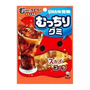 UHA Mikakuto Plump жевательная кола 80 г x 10 пакетиков