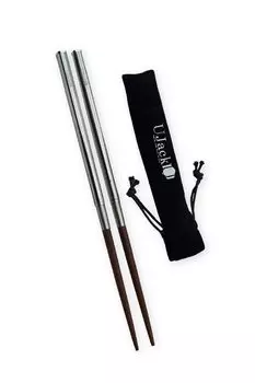 UJack Prepared folding portable natural split split chopsticks that can be washed storage case included chopsticks, chopsticks, chopsticks, wooden,