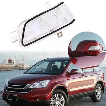 Указатель поворота на боковое зеркало заднего вида для Honda CRV 2007-2011 Светодиодные янтарные указатели поворота для Crosstour 2011-2016 left