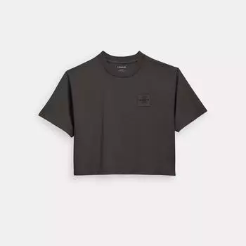Укороченная футболка Coach Garment Dye дымчатая XLarge