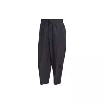 Укороченные спортивные штаны Adidas Solid Logo Print, мужские, черные, HH7239 M