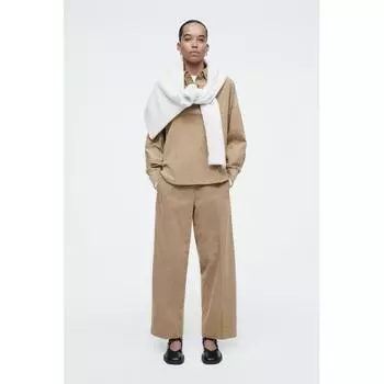 Укороченные вельветовые брюки Cos Japan beige/36P
