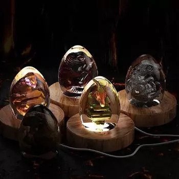 Украшение дома, настольные подарки, глиняный инструмент, эпоксидная форма, силиконовая форма, украшение в виде яйца дракона, литье из смолы