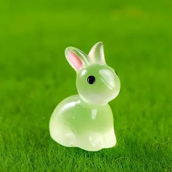 Украшение из смолы «Светящийся кролик» One Size