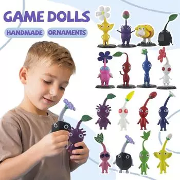 Украшение кукол Pikemin Game Handmade, декоративные модели, украшения, наборы игрушек