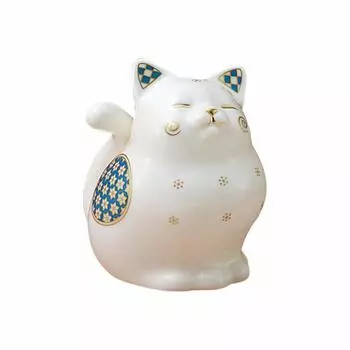 Украшение Noritake Высота 8 см x Ширина Серия мелких животных 1 шт. Кошка Костяной фарфор примерно. приблизительно. 8,5 см К010/А028