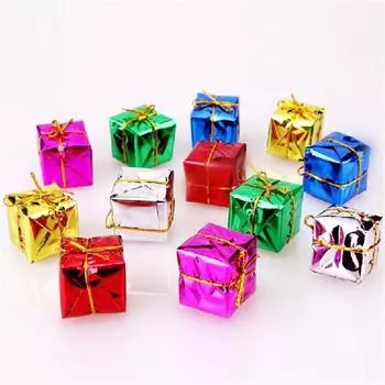 Украшения для рождественской елки Рождественский подарочный набор Laser Gift Pack 2.5 Лазерный подарочный набор 12 маленьких рождественских подарочных наборов
